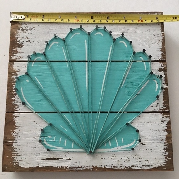 Wall Art Home Sea ​​Shell - 9"x9" - Picture 6 of 7